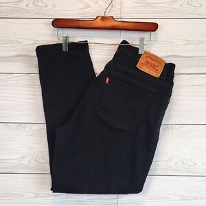 Levi's Vintage 90s 550 Black Denim  Tapered Leg Jeans Womens Size 16